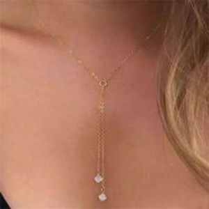 🚨🚨NWT Drop Split Jewel Necklace